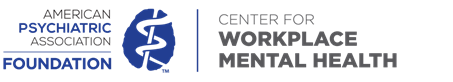 American Psychiatric Association Foundation's Center for Workplace Mental Health Logo
